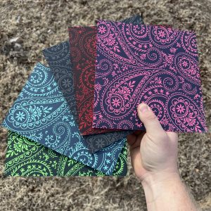 Paisley Pattern Infused Kydex