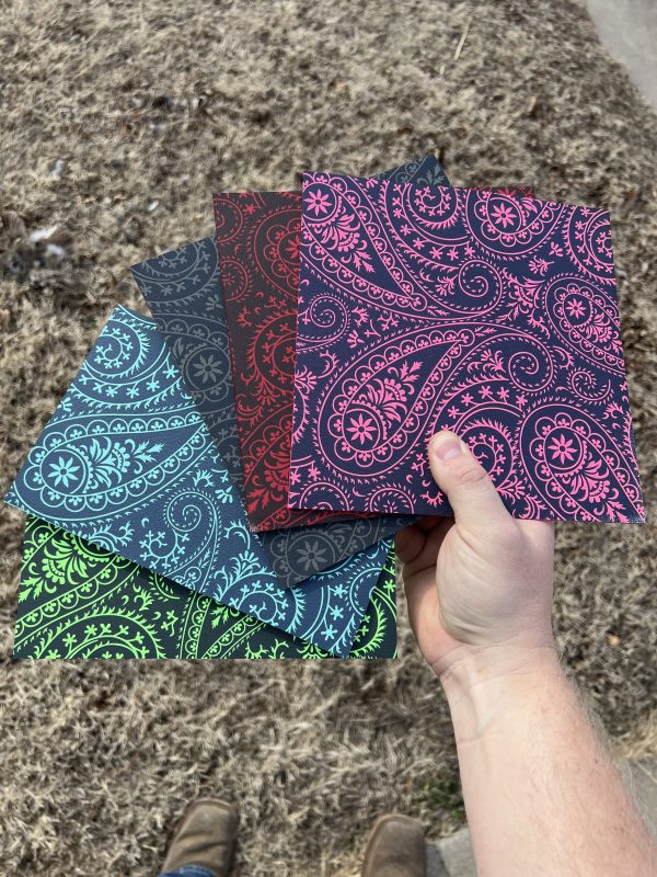 Paisley Pattern Infused Kydex