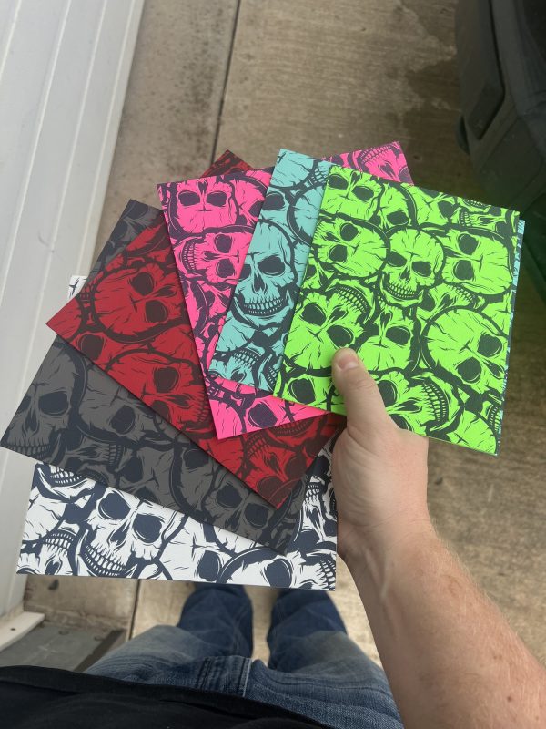 Skull Pattern Infused Kydex