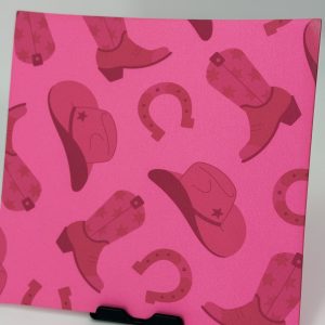 Cowgirl Pink Infused Kydex Print