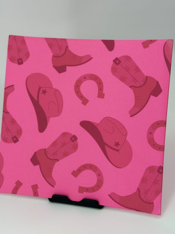 Cowgirl Pink Infused Kydex Print