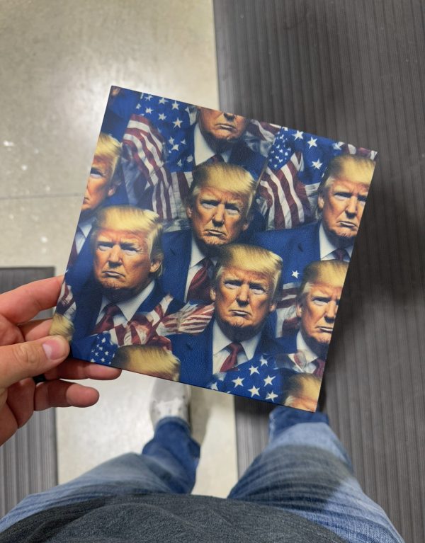 Trump Face with American Flag Infused Kydex