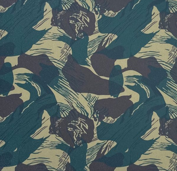 Rhodesian Brushstroke Camo Infused Kydex Print