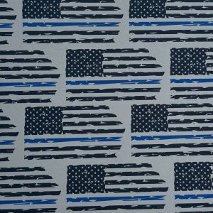 Thin Blue Line Flag Infused Kydex Print