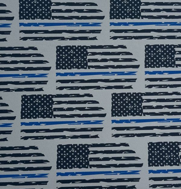 Thin Blue Line Flag Infused Kydex Print