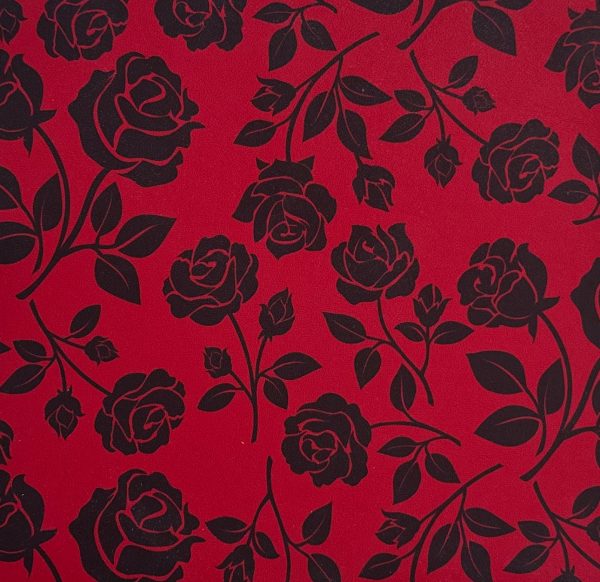 Rose Pattern Infused Kydex Print