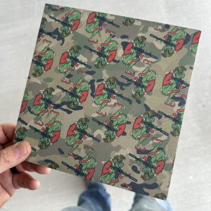 Tactical Grinch on Camo Infused Kydex