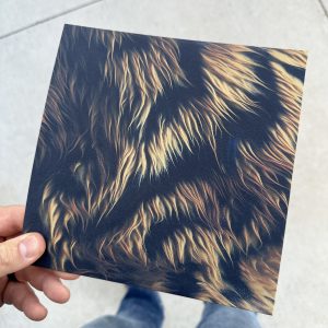 Tiger Fur Infused Kydex Print