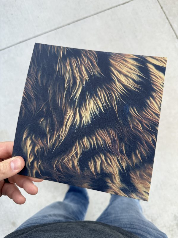 Tiger Fur Infused Kydex Print